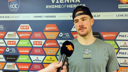 Peyton Jones (VIC) nach dem Sieg gegen Innsbruck