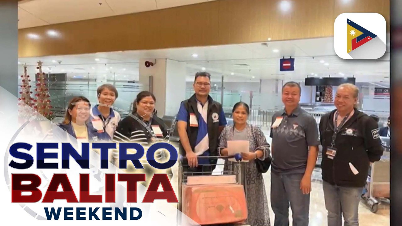 Kapatid ni Mary Jane Veloso na biktima ng pang-aabuso sa KSA, dumating na sa bansa