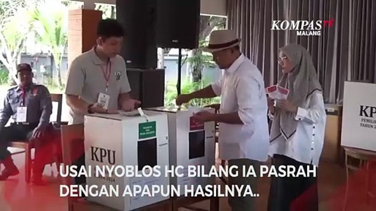 Momen Calon Wali Kota Malang Heri Cahyono Salurkan Hak Suaranya