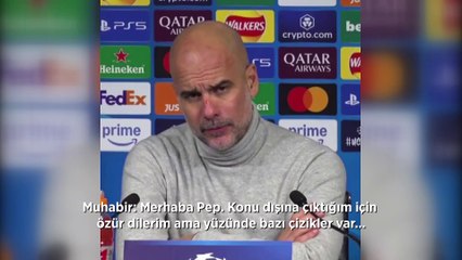 Pep Guardiola'dan olay açıklama: Kendime zarar vermek istiyorum!