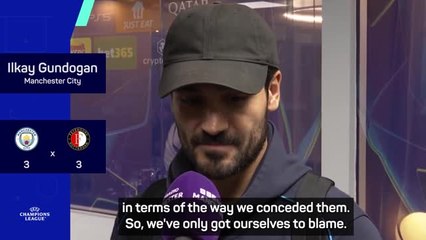 'We've only got ourselves to blame' - Gundogan bemused by City's current form
