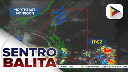 Amihan at ITCZ, nagpapaulan sa ilang bahagi ng bansa