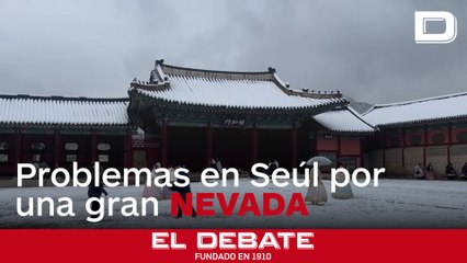 Seúl en problemas debido a la mayor nevada jamás registrada en un mes de noviembre