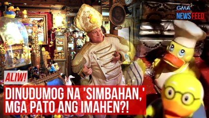 ALIW! Dinudumog na 'simbahan,' mga pato ang imahen | GMA Integrated Newsfeed