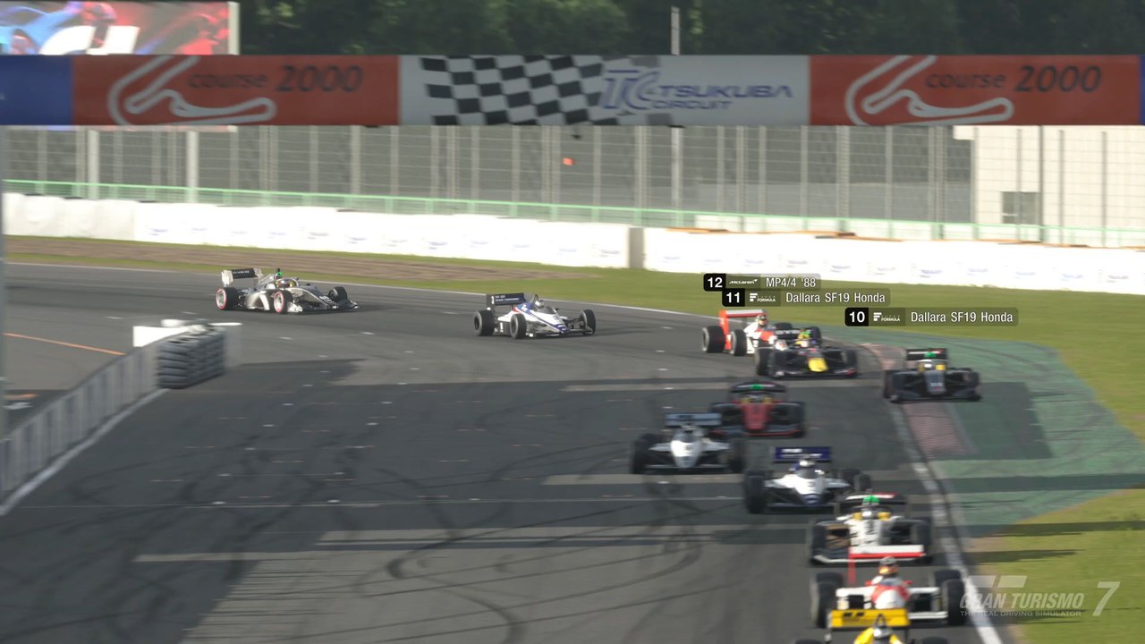 Gran Turismo 7 | Replay GT Sophy | SF19 Super Formula/Honda '19 | Tsukuba Circuit