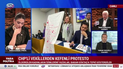CHP'li vekillerden kefenli protesto