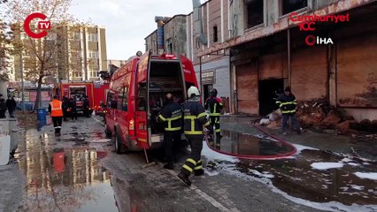 Samsun'da mobilya imalathanesinde yangın paniği! Büyük çapta maddi zarar...