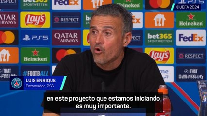 Luis Enrique: "Cada partido en el PSG es muy importante"