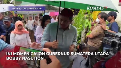 Momen Bobby Nasution dan Edy Rahmayadi Nyoblos Pilkada Sumut