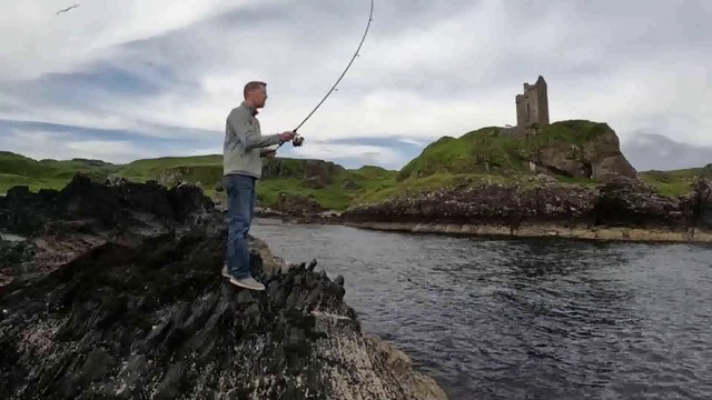 Camping in a 500 yr Old Castle in Scotland (Foraging, Hiking, & Fishing Catch Cook)