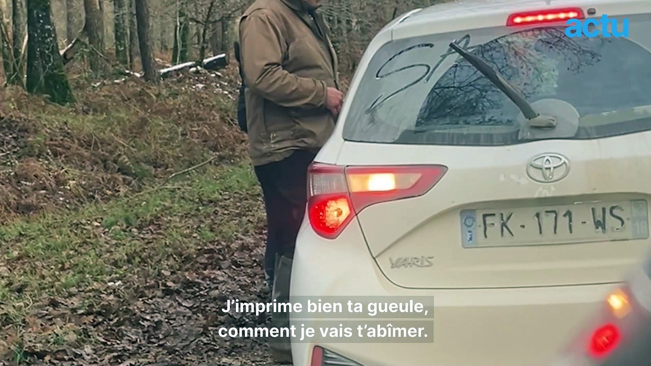 Images actu.fr : une chasse à courre dégénère en forêt d'Orléans