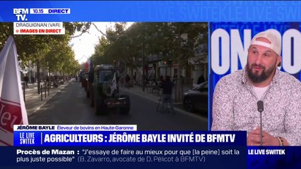 Pour Jérôme Bayle, "la colère et la détermination" des agriculteurs sont toujours là