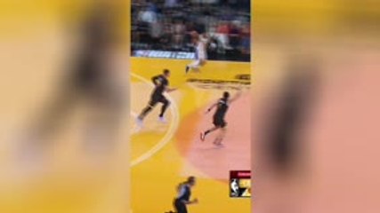 Anthony Davis hides in the crowd to slam home against the Suns