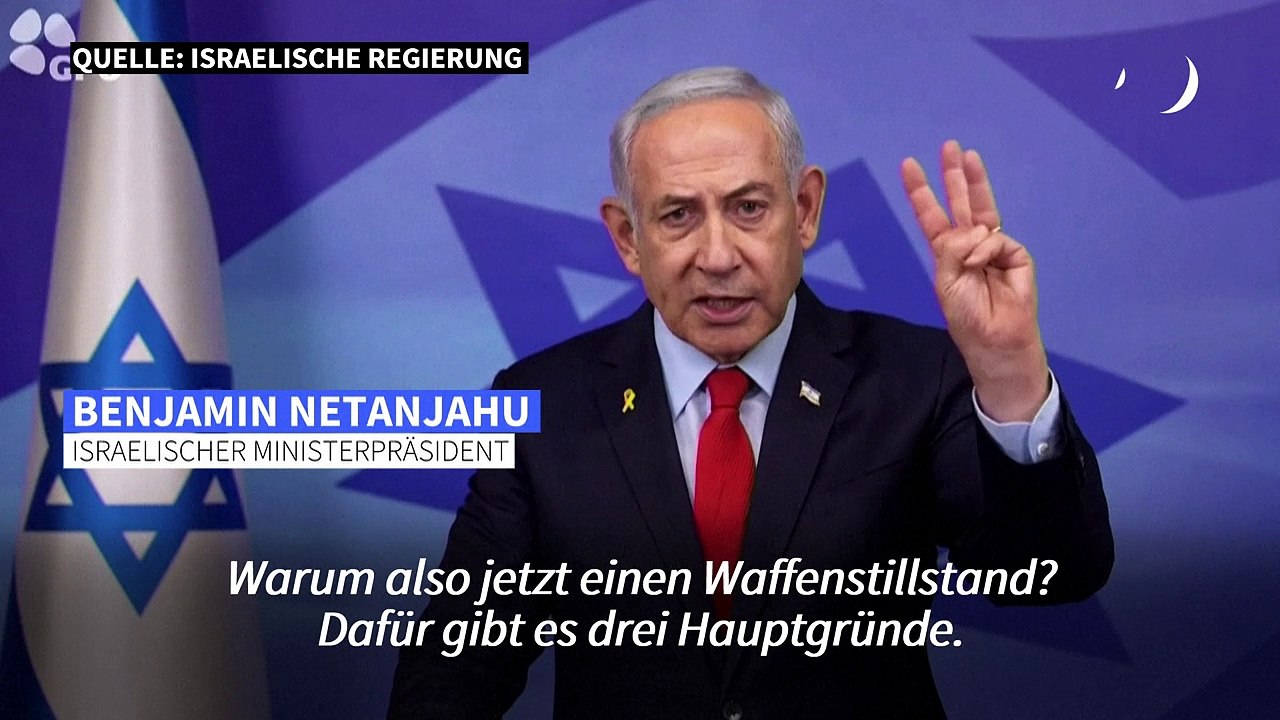 Netanyahu: Waffenruhe erlaubt Israel 'Konzentration auf den Iran'