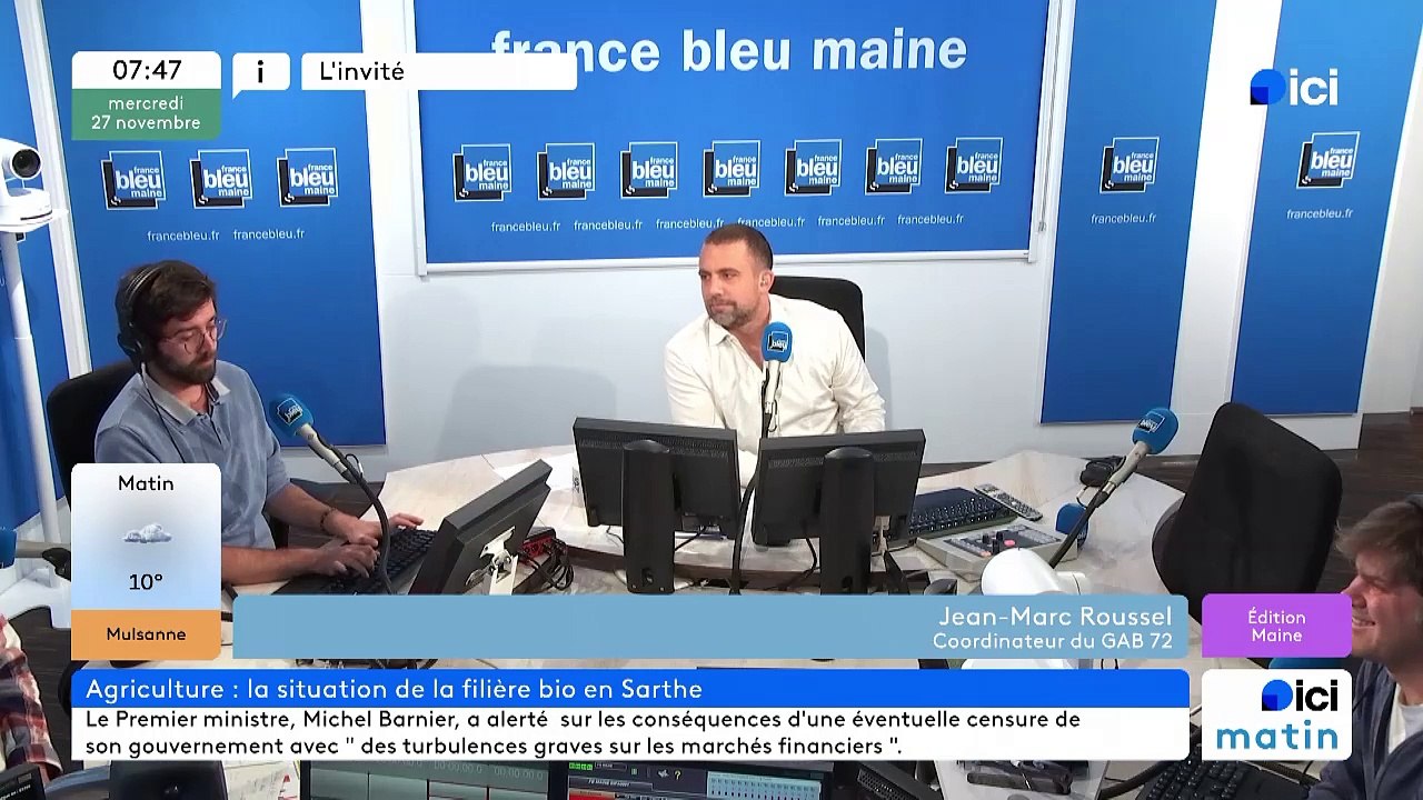 L'invité de la rédaction: Jean Marc Roussel, coordinateur du GAB 72 ...