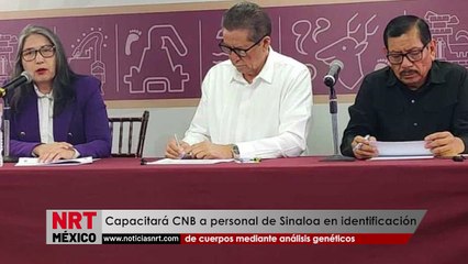 Capacitará CNB a personal de Sinaloa en identificación de cuerpos mediante análisis genéticos
