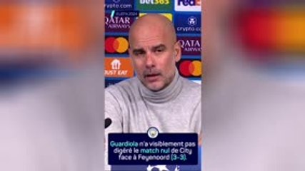 Man City - L'explication étonnante de Guardiola concernant son visage plein de coupures