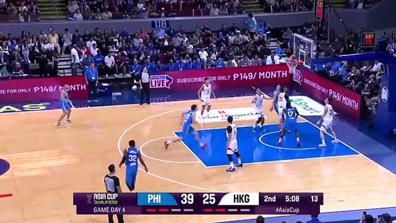 Philippines 🇵🇭 vs. Hong Kong, China 🇭🇰 | Extended Highlights | FIBA Asia Cup 2025 Qualifiers