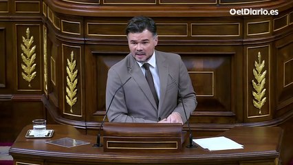 Rufián: "Si más jueces hubiesen pringado en un supermercado quizás no habría siete empresarios murcianos pederastas en la calle"
