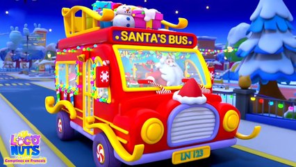 Noël Roues sur le Bus, Joyeux Noël Chanson pour les Enfants par Loco Nuts