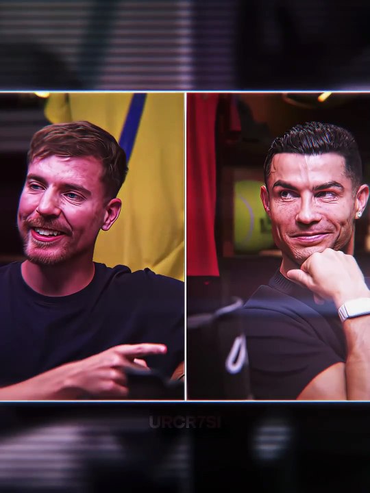 Ronaldo Shocked Mr Beast 🥶🔥