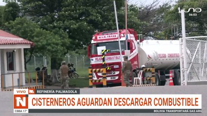 cisterneros esperan descargar diésel