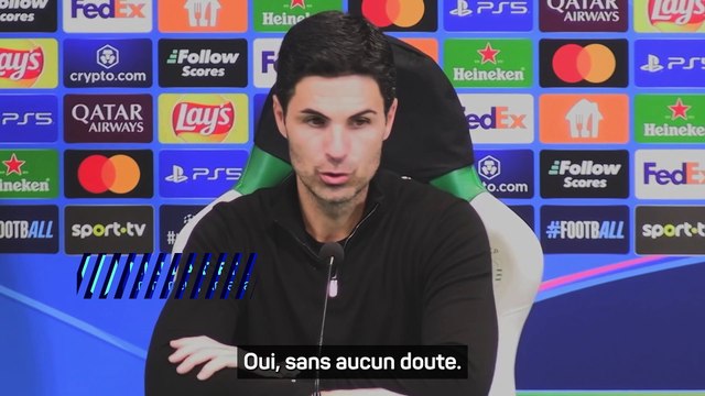 Arteta très heureux après la claque infligée au Sporting