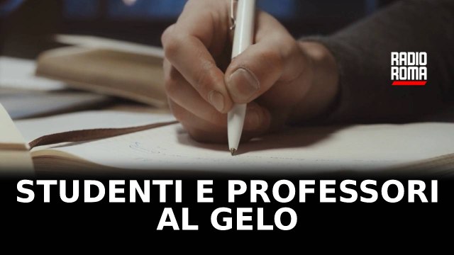 Studenti e professori al gelo in molti istituti romani