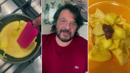 Lillo, ironia da chef: dal disastro nasce il pancake destrutturato all’ananas