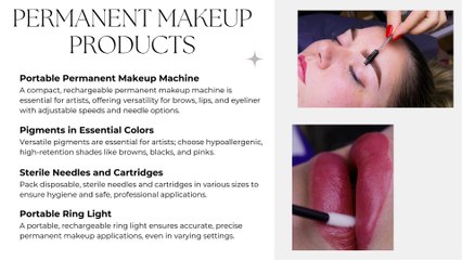 Permanent Makeup Products Checklist for Artists