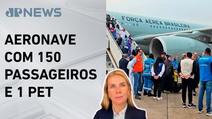 13º voo da Operação Raízes do Cedro pousa na Base Aérea de São Paulo; Deysi Cioccari comenta
