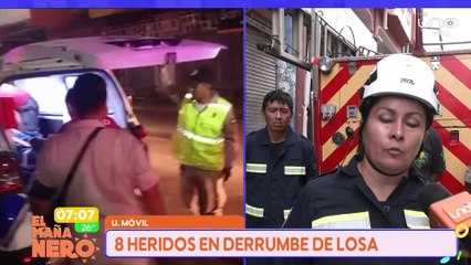 8 Personas Resultan Heridas en Derrumbe de Losa 🏗️