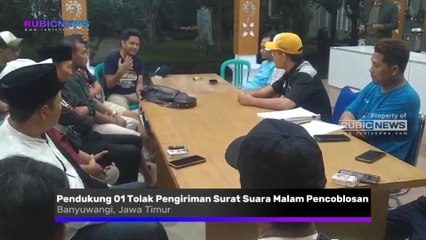 Tolak Pengiriman Kotak dan Surat Suara Pada Malam Menjelang Pencoblosan, Ini Alasan Partai Politik Pendukung Cabup dan Cawabup Nomor Urut 01