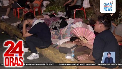 Mga tagasuporta ng pamilya Duterte, magdamag na nanatili sa paligid ng EDSA | 24 Oras