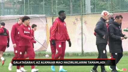 Galatasaray, AZ Alkmaar maçı hazırlıklarını tamamladı