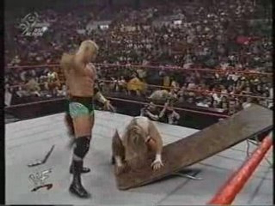 Carsten vs. mike & hardcore wrestling