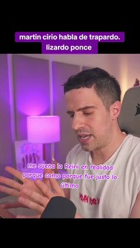 Martín Cirio contó la verdad -con detalles- de lo que pasó con Lizardo Ponce: Trepardo...