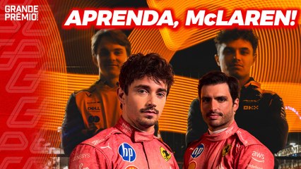 FERRARI PUXA ORELHA de LECLERC e SAINZ e VIRA EXEMPLO para McLAREN