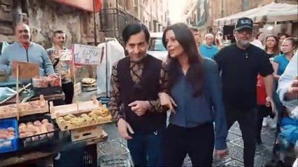 Il video degli attori  Claudia Pandolfi e Luigi Lo Cascio a Ballarò