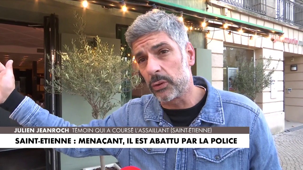 Attaque au couteau à Saint-Etienne : «J’ai tout posé et je lui ai couru après», raconte un témoin qui a coursé l’assaillant