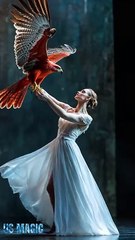 The Girl transformed into a Falcon  #americagottalent #agt #talent (1)