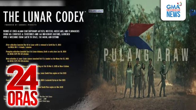 Pulang Araw, isa sa mga napiling tv series para ipadala sa buwan; cast ng series, very thankful and honored sa opportunity | 24 Oras
