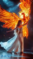 The girl transformed into a fire phoenix on AGT  #americagottalent #agt #talent