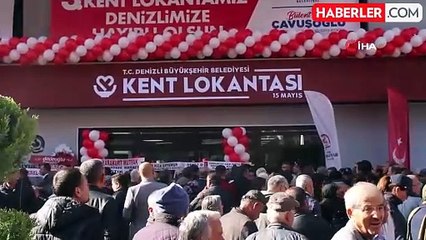 Denizli'de 3. Kent Lokantası Açıldı, 4.'sü Müjdeleri Verildi