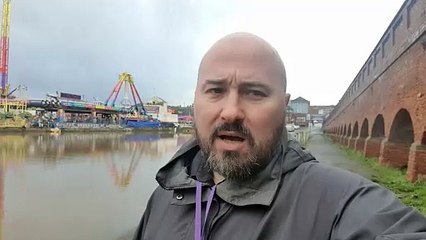 The state of flooding in Stourport-on-Severn
