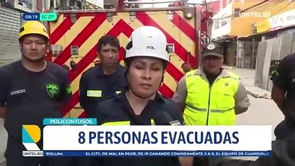 Al menos ocho heridos tras el fallo de vaciado de losa en un edificio cruceño
