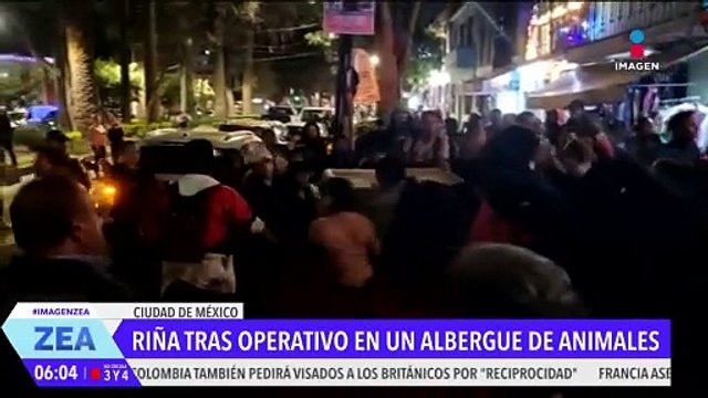 Rescate de animales de un albergue en la CDMX termina en golpes