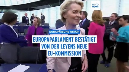 Grünes Licht für von der Leyens neue EU-Kommission