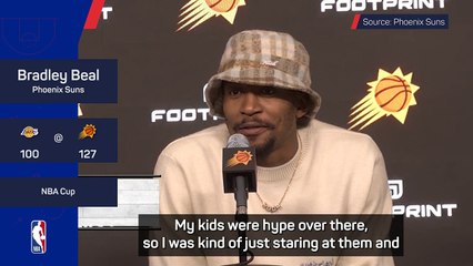 'My LeBron block was my kids' highlight!' - Beal buoyed by Suns win