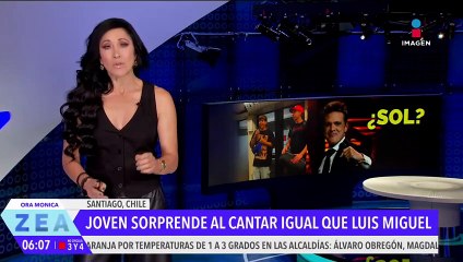 Joven sorprende al cantar igual que Luis Miguel